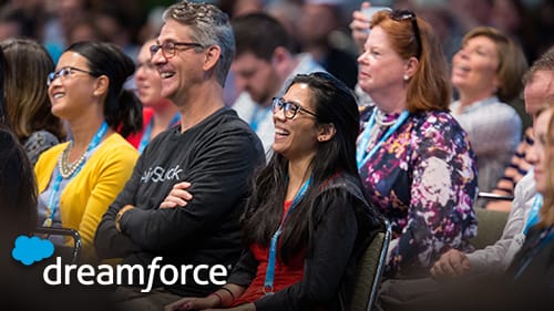 Photo of Dreamforce attendees